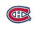 Montreal Canadiens Embossed Emblem; Blue and Red (Universal; Some Adaptation May Be Required)