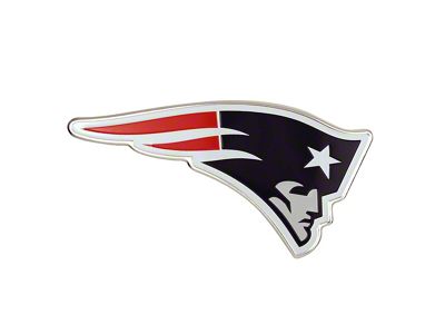 New England Patriots Embossed Emblem; Navy (Universal; Some Adaptation May Be Required)