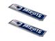 New England Patriots Embossed Emblems; Blue (Universal; Some Adaptation May Be Required)