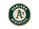 Oakland Athletics Embossed Emblem; Green (Universal; Some Adaptation May Be Required)