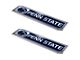 Penn State University Embossed Emblems; Navy (Universal; Some Adaptation May Be Required)