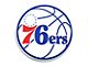 Philadelphia 76ers Emblem; Blue (Universal; Some Adaptation May Be Required)