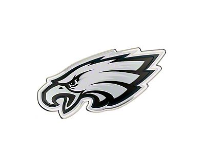 Tundra Philadelphia Eagles Embossed Emblem; White and Green