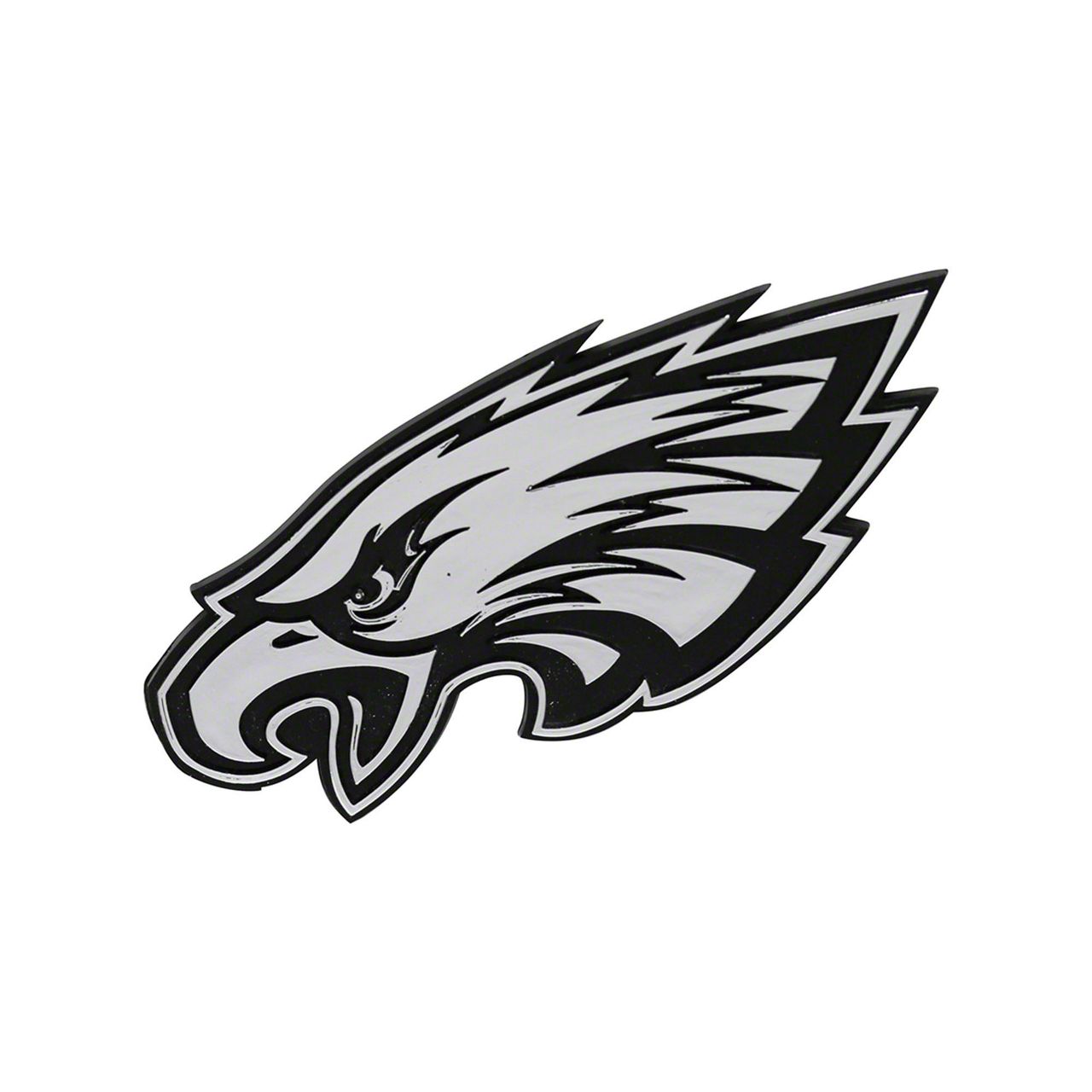 Jeep Wrangler Philadelphia Eagles Molded Emblem; Chrome (Universal ...