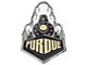 Purdue University Embossed Emblem; Gold and Black (Universal; Some Adaptation May Be Required)