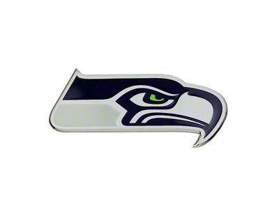 Seattle Seahawks Embossed Emblem; Blue (Universal; Some Adaptation May Be Required)