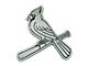 St. Louis Cardinals Emblem; Chrome (Universal; Some Adaptation May Be Required)