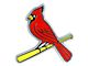 St. Louis Cardinals Emblem; Red (Universal; Some Adaptation May Be Required)