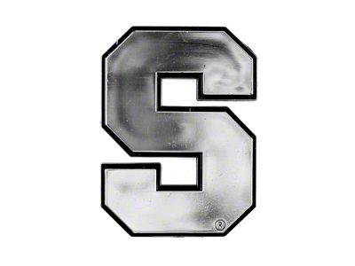 Syracuse University Molded Emblem; Chrome (Universal; Some Adaptation May Be Required)