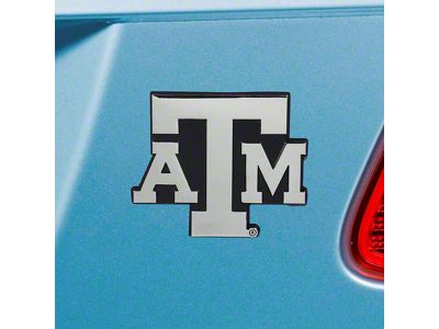 Texas A&M University Emblem; Chrome (Universal; Some Adaptation May Be Required)