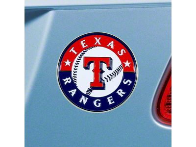 Texas Rangers Emblem; Red (Universal; Some Adaptation May Be Required)