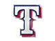 Texas Rangers Embossed Emblem; Red (Universal; Some Adaptation May Be Required)