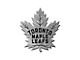 Toronto Maple Leafs Molded Emblem; Chrome (Universal; Some Adaptation May Be Required)