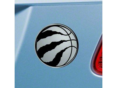 Toronto Raptors Emblem; Chrome (Universal; Some Adaptation May Be Required)
