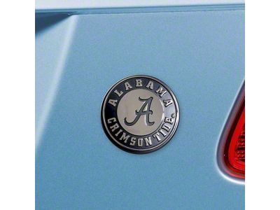 University of Alabama Emblem; Chrome (Universal; Some Adaptation May Be Required)