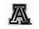 University of Arizona Molded Emblem; Chrome (Universal; Some Adaptation May Be Required)