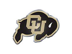 University of Colorado Embossed Emblem; Black and Gold (Universal; Some Adaptation May Be Required)