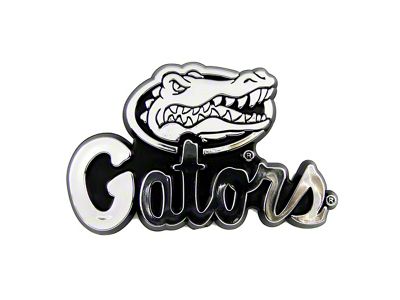 University of Florida Molded Emblem; Chrome (Universal; Some Adaptation May Be Required)