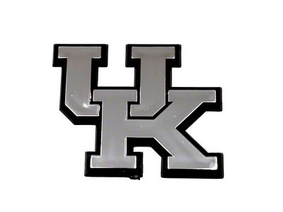 University of Kentucky Molded Emblem; Chrome (Universal; Some Adaptation May Be Required)
