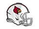University of Louisville Embossed Helmet Emblem; Red (Universal; Some Adaptation May Be Required)