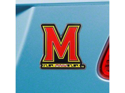 University of Maryland Emblem; Red (Universal; Some Adaptation May Be Required)