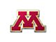 University of Minnesota Embossed Emblem; Maroon (Universal; Some Adaptation May Be Required)