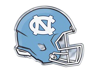University of North Carolina Embossed Helmet Emblem; Blue (Universal; Some Adaptation May Be Required)