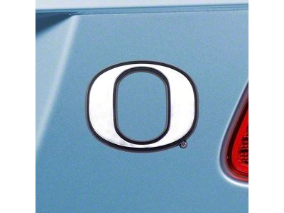 University of Oregon Emblem; Chrome (Universal; Some Adaptation May Be Required)