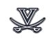 University of Virginia Emblem; Chrome (Universal; Some Adaptation May Be Required)