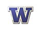 University of Washington Embossed Emblem; Purple (Universal; Some Adaptation May Be Required)