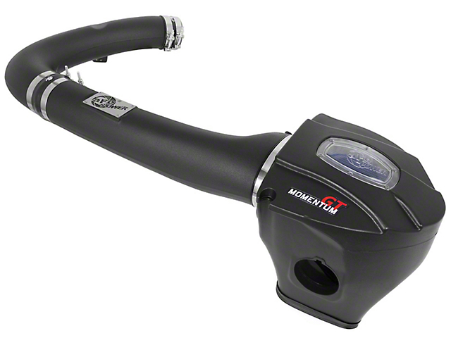 AFE Momentum GT Cold Air Intake with Pro 5R Oiled Filter; Black (11-19 3.6L Challenger)