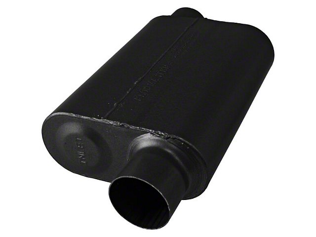 Flowmaster Super 44 Series Offset/Offset Oval Muffler; 3-Inch Inlet/3-Inch Outlet (Universal; Some Adaptation May Be Required)