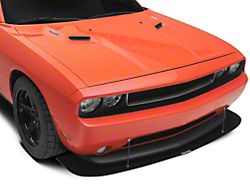 VZ Style Front Bumper Splitter; Gloss Black (08-14 Challenger)