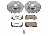 PowerStop Z26 Street Warrior Brake Rotor and Pad Kit; Front (06-14 SRT8; 15-17 Scat Pack; 2017 R/T 392; 18-22 w/ 4-Piston Front Caliper)