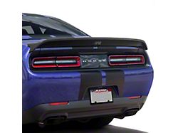 Redeye Hellcat Style Rear Spoiler with Backup Camera Hole; Matte Black (08-22 Challenger)