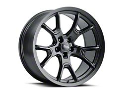 Voxx Replica 50th Anniversary Style Matte Black Wheel; Rear Only; 20x10.5 (08-22 All, Excluding AWD & Demon)