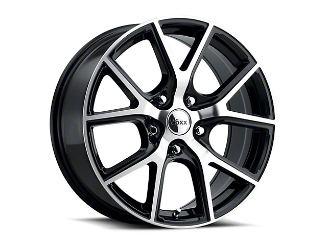 Voxx Lumi Gloss Black Machined Wheel; Rear Only; 20x10 (08-22 RWD Challenger, Excluding Demon)