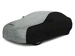 Coverking Stormproof Car Cover; Black/Gray (15-23 Challenger R/T Scat Pack, R/T Scat Pack Shaker, SRT 392, T/A, T/A 392)