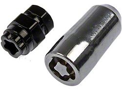 Chrome Duplex Acorn Wheel Lug Nut Locks; M14x1.50; Set of 4 (99-22 Silverado 1500)