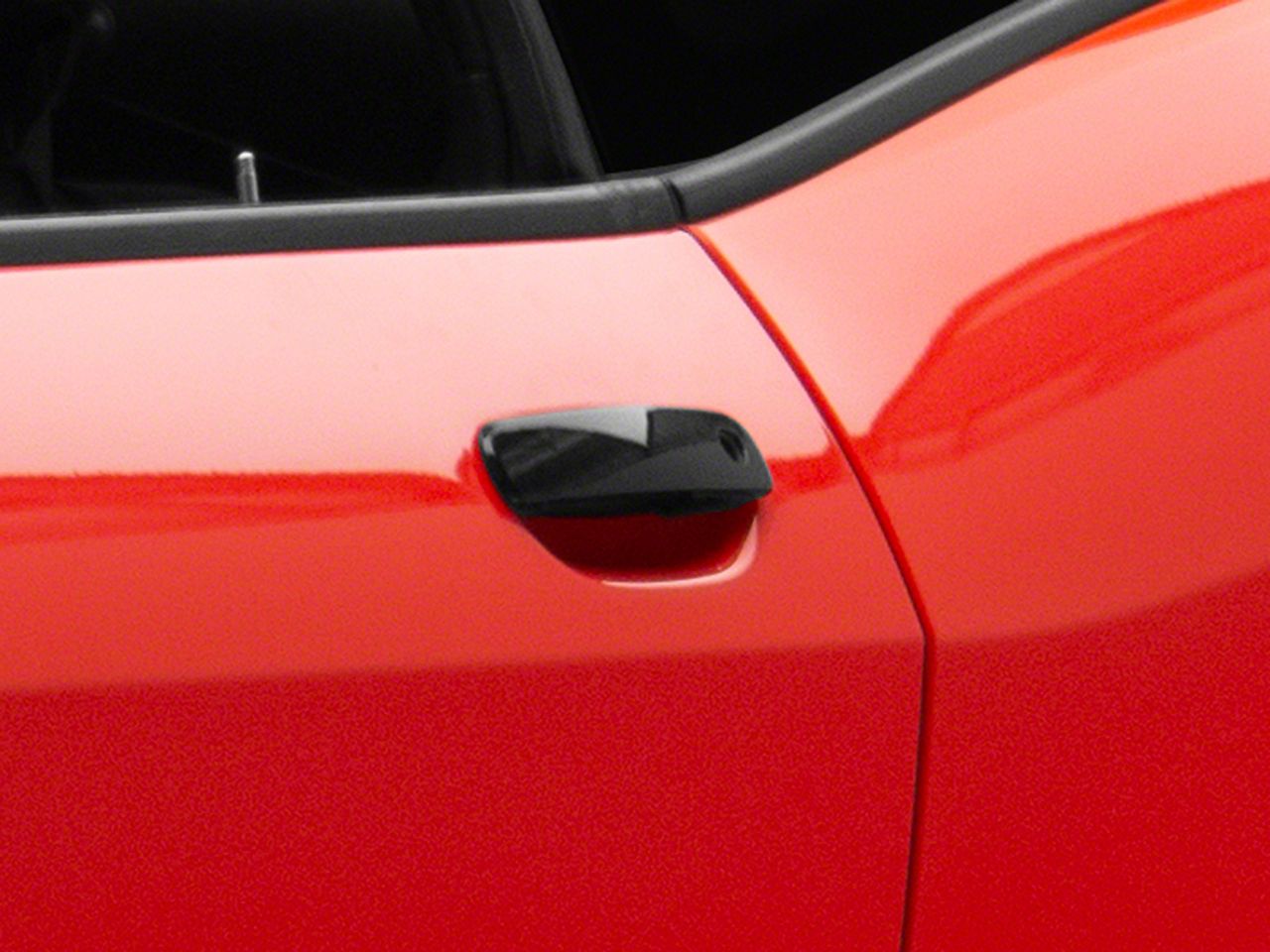Challenger Door Handle Covers; Gloss Black (1223 Challenger) Free