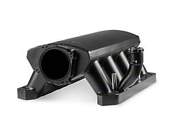 Sniper Fabricated Intake Manifold with 90mm Mopar Dual Throttle Body Mount and Fuel Rails; Black (06-20 5.7L HEMI, 6.1L HEMI, 6.4L HEMI Charger)