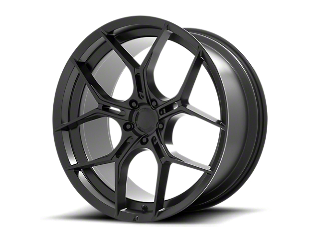 Asanti Monarch Satin Black Wheel; Rear Only; 20x10.5 (08-22 RWD Challenger)