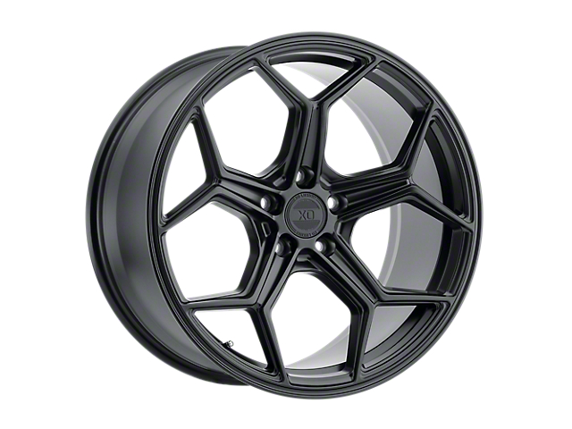 XO Luxury Helsinki Matte Black Wheel; Rear Only; 22x10.5 (08-22 RWD Challenger, Excluding Widebody)
