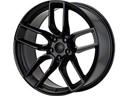 Performance Replicas PR179 Satin Black Wheel; Rear Only; 20x10.5 (11-22 RWD Charger, Excluding Widebody)