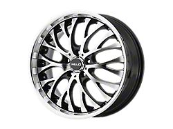 HELO HE890 Gloss Black Machined Wheel; 20x8.5 (17-22 AWD Challenger)