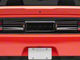 SpeedForm Rear Center Tail Light Cover; Smoked (15-23 Challenger)