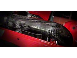True V2 Cold Air Intake with Oiled Filter for 90mm Throttle Bodies; Carbon Fiber (2009 5.7L HEMI Challenger)