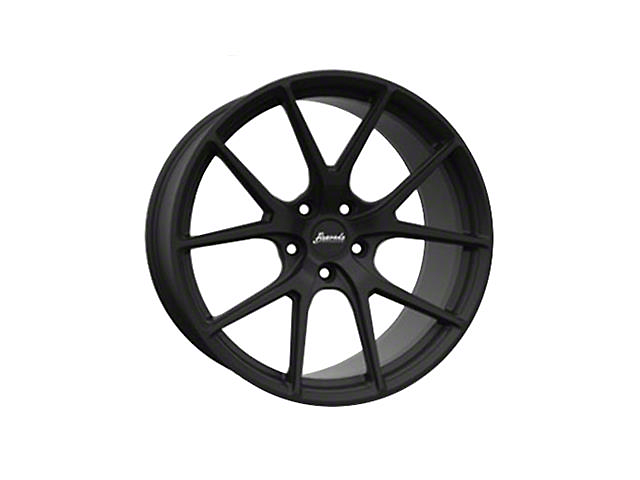Bravado Tribute Matte Black Wheel; Rear Only; 20x11 (08-22 RWD Challenger, Excluding Widebody)