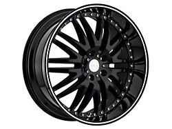 Menzari M-Sport Gloss Black Machined Wheel; 18x8.5 (08-22 V6 RWD Challenger)