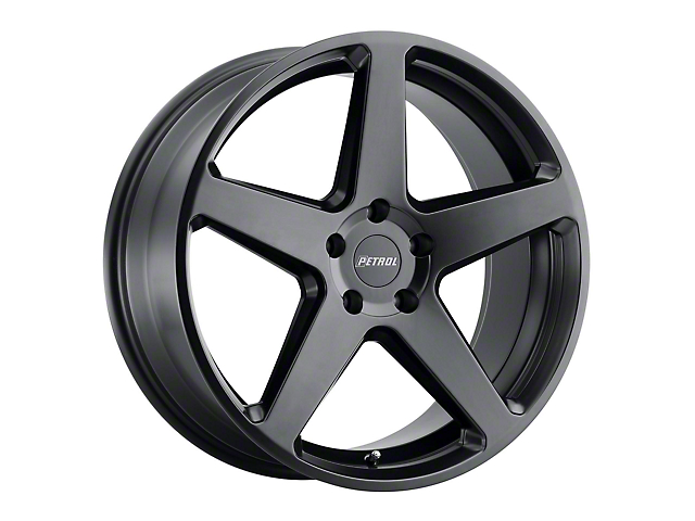 Petrol P2C Semi Gloss Black Wheel; 19x8 (08-22 RWD Challenger, Excluding Widebody)